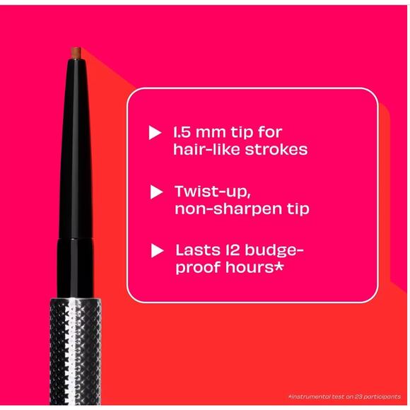 Precisely, My Brow Pencil Waterproof Eyebrow Definer Shade #3 Warm Light Brown - Picture 3 of 11